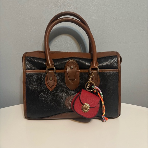 Bag Keychain Bag Charm Change Pouch Coin Purse Push Lock Clasp Red - Picture 3 of 13